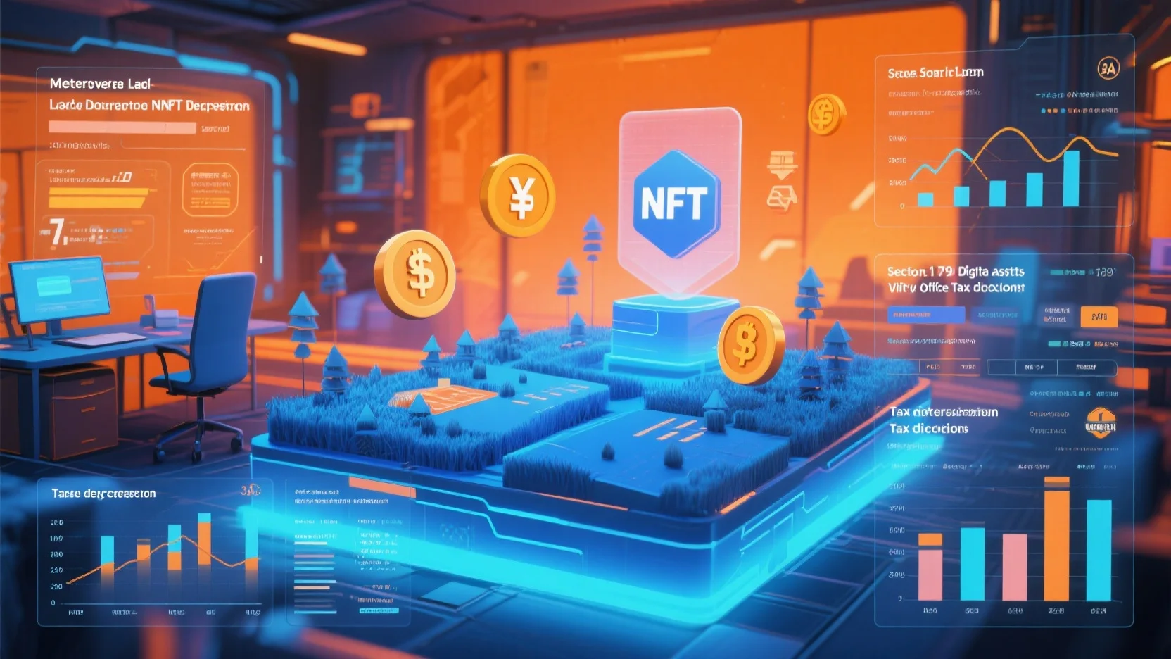 Metaverse Land NFT Depreciation, Virtual Office Tax Deductions, and Section 179 for Digital Assets: A Comprehensive Guide